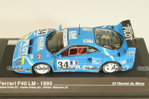 Ferrari F40 #34 24H LeMans 1995, M.Ferte/C/Palau/O.Thevenin, Altaya 1:43
