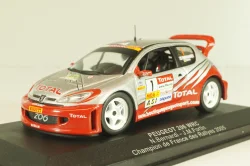 Peugeot 206 WRC #1 winner Rally France 2005, N.Bernardi/J.M.Fortin, Altaya 1:43
