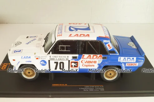 Ваз-2105 VFTS #70 Rally 1000 Lakes 1986, E.Tumaliavichus/P.Videika, 18RMC181A, IXO 1:18