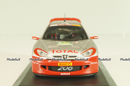 Peugeot 206 WRC #1 winner Rally France 2005, N.Bernardi/J.M.Fortin, Altaya 1:43