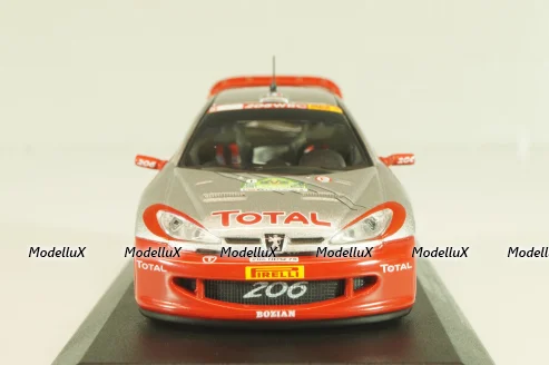 Peugeot 206 WRC #1 winner Rally France 2005, N.Bernardi/J.M.Fortin, Altaya 1:43