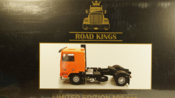 Volvo F10, orange/blue, Deutrans, 1977, RK180035, Road Kings 1:18