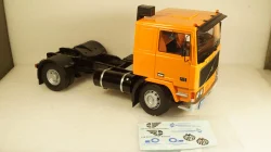 Volvo F10, orange/blue, Deutrans, 1977, RK180035, Road Kings 1:18