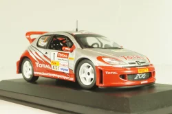 Peugeot 206 WRC #1 winner Rally France 2005, N.Bernardi/J.M.Fortin, Altaya 1:43