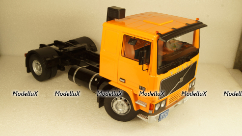 Volvo F10, orange/blue, Deutrans, 1977, RK180035, Road Kings 1:18