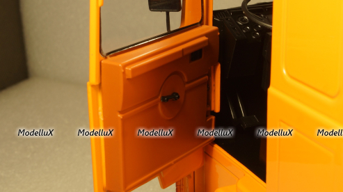 Volvo F10, orange/blue, Deutrans, 1977, RK180035, Road Kings 1:18