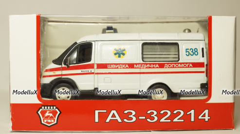 ГАЗ 32214 Газель, Скорая помощь, 1:43