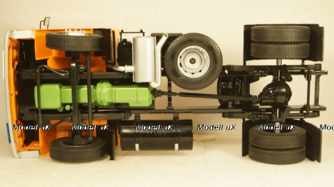 Volvo F10, orange/blue, Deutrans, 1977, RK180035, Road Kings 1:18