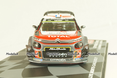 Citroën C3 WRC #8 Rally Monte-Carlo 2017, Stephane Lefebvre/Gabin Moreau, Monte-Carlo Official Collection #8, Altaya 1:43