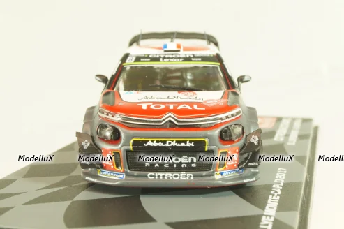 Citroën C3 WRC #8 Rally Monte-Carlo 2017, Stephane Lefebvre/Gabin Moreau, Monte-Carlo Official Collection #8, Altaya 1:43