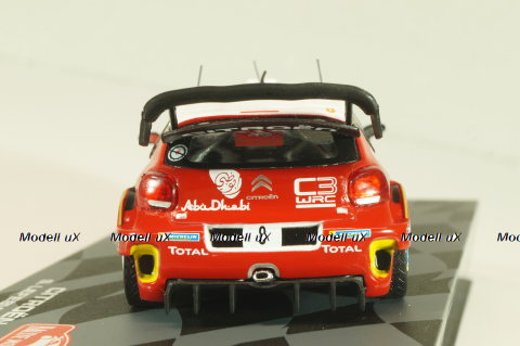 Citroën C3 WRC #8 Rally Monte-Carlo 2017, Stephane Lefebvre/Gabin Moreau, Monte-Carlo Official Collection #8, Altaya 1:43