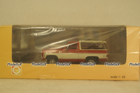 Chevrolet Blazer K5 Open Top red/white 1973-1978, GIM070B, GIM 1:43