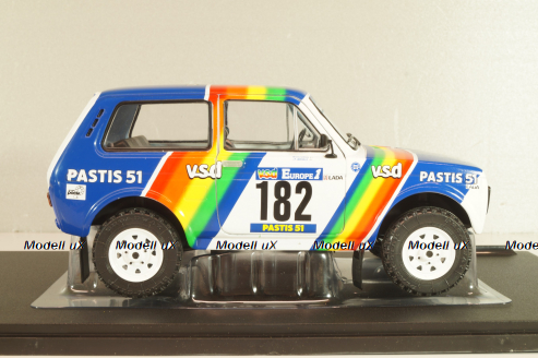 Ваз-2121 Lada Нива No.182, Rally Paris-Dakar Jabouille/Sardou, 1984, S1807305, Solido 1:18