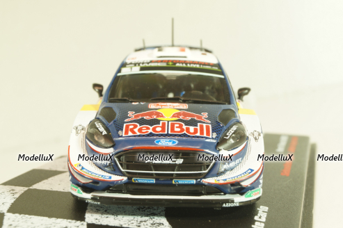 Ford Fiesta WRC #1 Rally Monte-Carlo 2018, S.Ogier/J.Ingrassia, Legends of Rally Winnings Car #1, Altaya 1:43