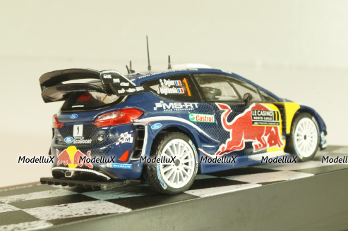 Ford Fiesta WRC #1 Rally Monte-Carlo 2018, S.Ogier/J.Ingrassia, Legends of Rally Winnings Car #1, Altaya 1:43