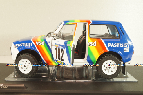 Ваз-2121 Lada Нива No.182, Rally Paris-Dakar Jabouille/Sardou, 1984, S1807305, Solido 1:18