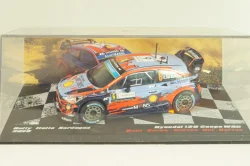 Hyundai I20 WRC #6 Winner Rally Italia Sardegna 2019, D.Sordo/C.Barrio, Legends of Rally Winnings Car #2, Altaya 1:43