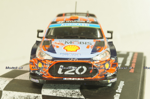 Hyundai I20 WRC #6 Winner Rally Italia Sardegna 2019, D.Sordo/C.Barrio, Legends of Rally Winnings Car #2, Altaya 1:43