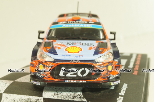 Hyundai I20 WRC #6 Winner Rally Italia Sardegna 2019, D.Sordo/C.Barrio, Legends of Rally Winnings Car #2, Altaya 1:43