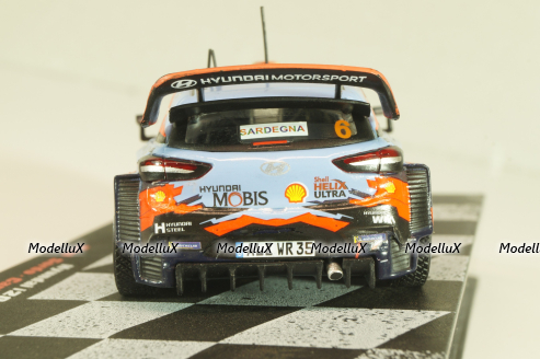 Hyundai I20 WRC #6 Winner Rally Italia Sardegna 2019, D.Sordo/C.Barrio, Legends of Rally Winnings Car #2, Altaya 1:43