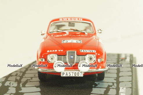 Saab 96 V4 #8 Rally Sweden 1972, S.Blomqvist/A.Hertz, Passione Rally Collection, Altaya 1:43