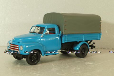Opel Blitz 1.75t delivery truck, blue, 439051020, Minichamps 1:43