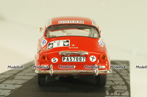 Saab 96 V4 #8 Rally Sweden 1972, S.Blomqvist/A.Hertz, Passione Rally Collection, Altaya 1:43