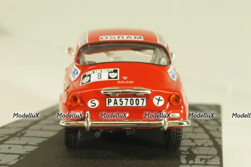 Saab 96 V4 #8 Rally Sweden 1972, S.Blomqvist/A.Hertz, Passione Rally Collection, Altaya 1:43