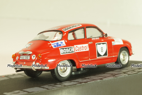 Saab 96 V4 #8 Rally Sweden 1972, S.Blomqvist/A.Hertz, Passione Rally Collection, Altaya 1:43