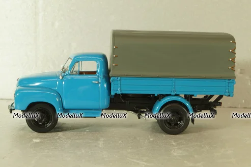 Opel Blitz 1.75t delivery truck, blue, 439051020, Minichamps 1:43