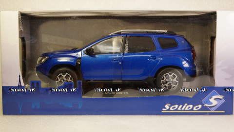 Dacia Duster MK2 2018, blue, 1804604, Solido 1:18