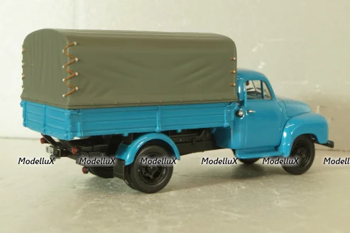 Opel Blitz 1.75t delivery truck, blue, 439051020, Minichamps 1:43