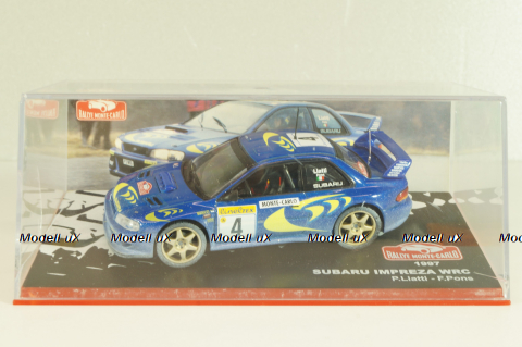 Subaru Impreza (dirty version) #4 Rally Monte Carlo 1997, P.Liatti/F.Pons, Monte Carlo Collection 1:43
