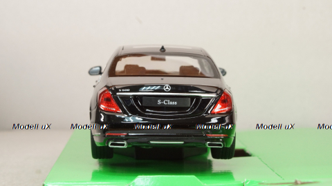 Mercedes S500 S-Klasse (W222) Black, 24051, Welly 1:24