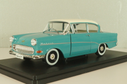 Opel Olympia Rekord PI 1957, green/white, G1648002, Hachette 1:24