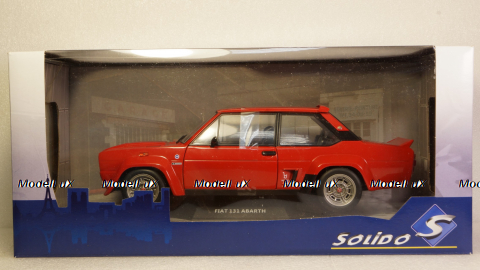 Fiat 131 Abarth 1980 red, 1806002, Solido 1:18