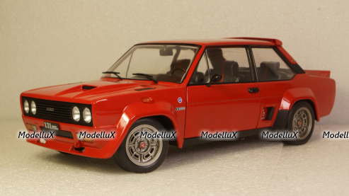 Fiat 131 Abarth 1980 red, 1806002, Solido 1:18