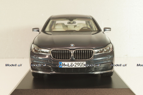 BMW 750Li (G12) 2015, grey, 80432405585, Paudi 1:18