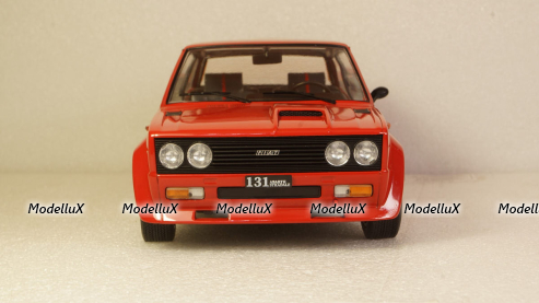 Fiat 131 Abarth 1980 red, 1806002, Solido 1:18