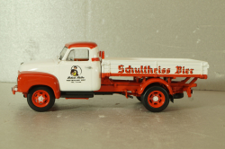 Opel Blitz 1.75t "Schultheiss bier" delivery truck, white/red, 439051024, Minichamps 1:43