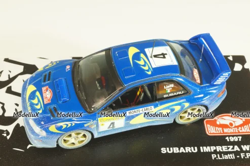 Subaru Impreza (dirty version) #4 Rally Monte Carlo 1997, P.Liatti/F.Pons, Monte Carlo Collection 1:43