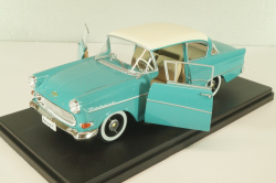 Opel Olympia Rekord PI 1957, green/white, G1648002, Hachette 1:24