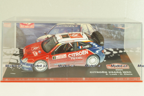 Citroen Xsara WRC (dirty version) #1 Rally Monte Carlo 2005, S.Loeb/D.Elena, Monte Carlo Collection 1:43 Уценка!