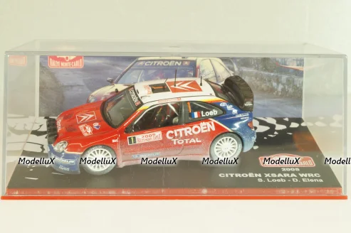 Citroen Xsara WRC (dirty version) #1 Rally Monte Carlo 2005, S.Loeb/D.Elena, Monte Carlo Collection 1:43 Уценка!