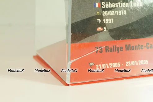Citroen Xsara WRC (dirty version) #1 Rally Monte Carlo 2005, S.Loeb/D.Elena, Monte Carlo Collection 1:43 Уценка!