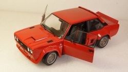Fiat 131 Abarth 1980 red, 1806002, Solido 1:18