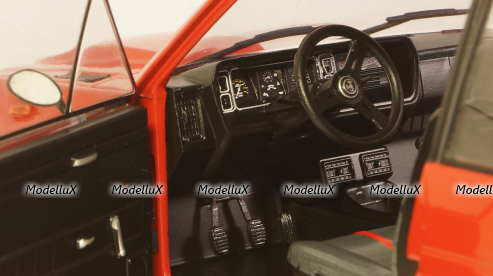 Fiat 131 Abarth 1980 red, 1806002, Solido 1:18