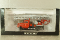 Opel Blitz 1.75t Feuerwehr drehleiter Sinsheim DL18, 439051070, Minichamps 1:43 №2