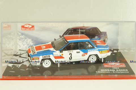 Nissan 240RS #3 Rally Monte Carlo 1984, T.Salonen/S.Harjanne, Monte Carlo Collection 1:43