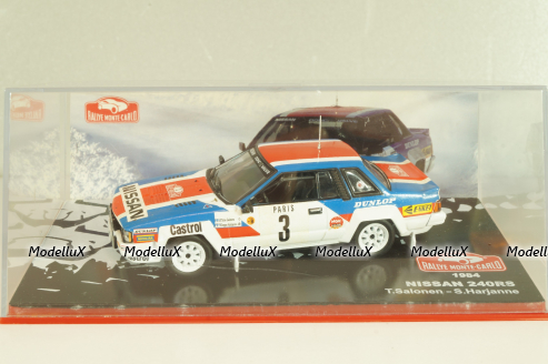 Nissan 240RS #3 Rally Monte Carlo 1984, T.Salonen/S.Harjanne, Monte Carlo Collection 1:43